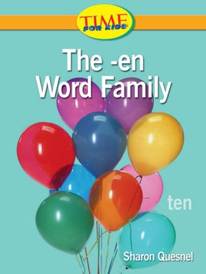 cover image of The -en Word Family